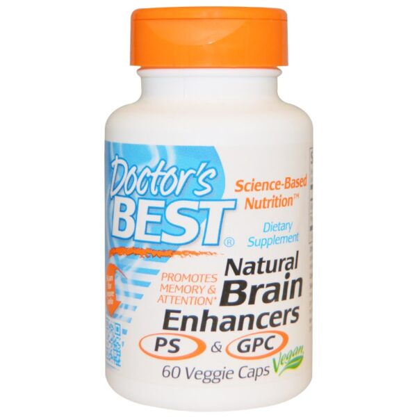 Natural Brain Enhancers PS & GPC (60 Veggie Caps) - Doctor&apos;s Best