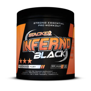 Inferno Black - Stacker 2 • 300 gram (30 servings) •
