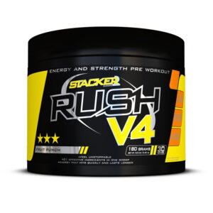 Rush V4 - Stacker 2 • 180 / 360 gram (30 - 60 servings) •