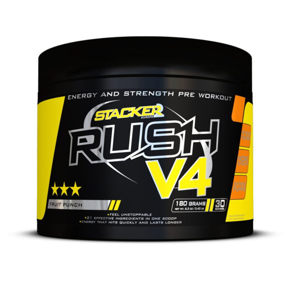 Rush V4 - Stacker 2 • 180 / 360 gram (30 - 60 servings) •