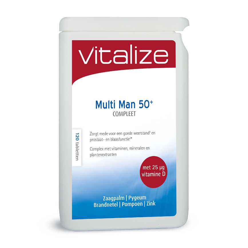 Vitalize Multi Man 50+ Compleet 120 tabletten