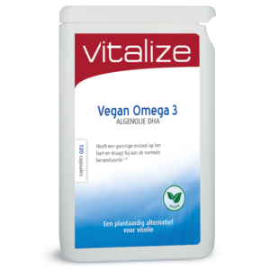 Vegan Omega 3 Algenolie DHA 120 capsules brievenbus