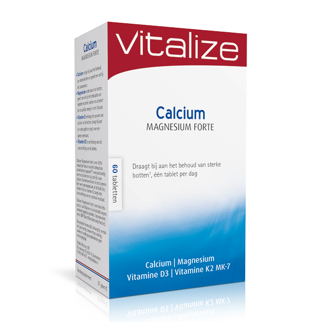 Vitalize Calcium Magnesium Forte 60 tabletten
