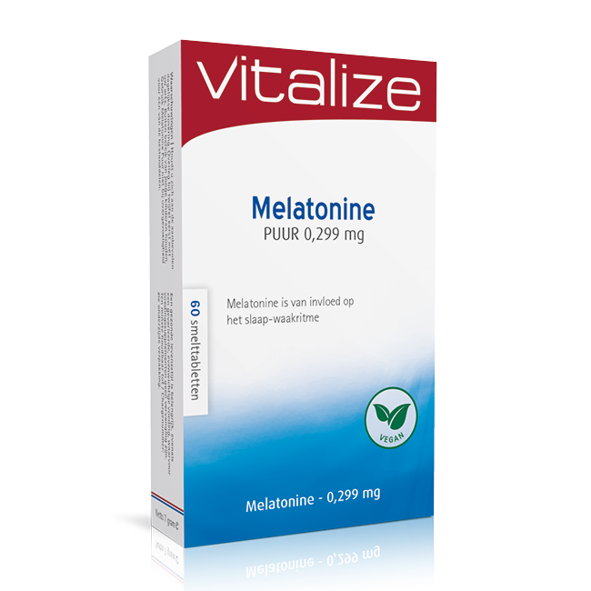 Vitalize Melatonine Puur 0,299 mg 60 tabletten