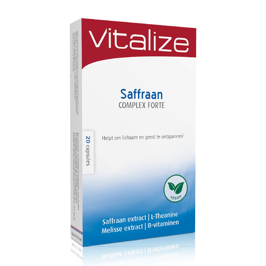 Vitalize Saffraan Complex 20 caps Proefverpakking