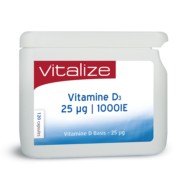 Vitalize Vitamine D Basis 25µg 120 capsules