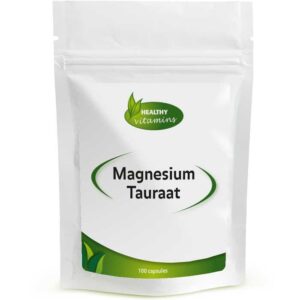Magnesium Tauraat ✔ 100 capsules ✔ Vitaminesperpost.nl