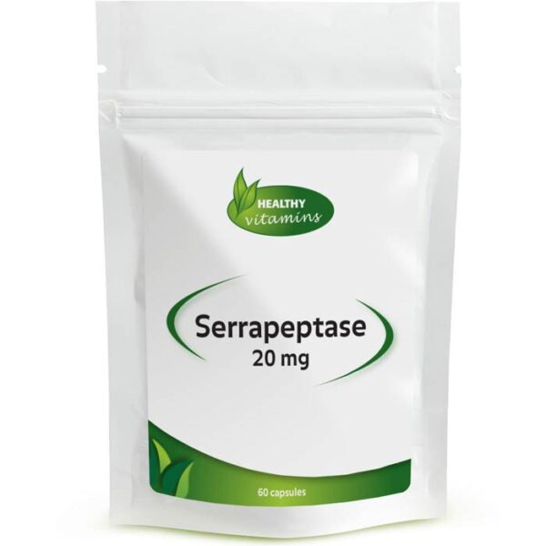 Serrapeptase 20 mg - 60 capsules - Vitaminesperpost.nl