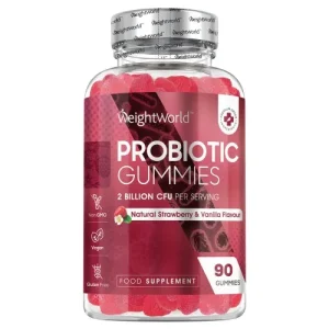 Probiotica Gummies - 90 gummies met aardbeiensmaak - Natuurlijke probiotica supplement met 2 miljard CFU